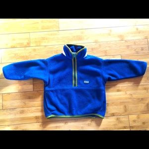Kids patagonia synchilla quarter zip up sweater